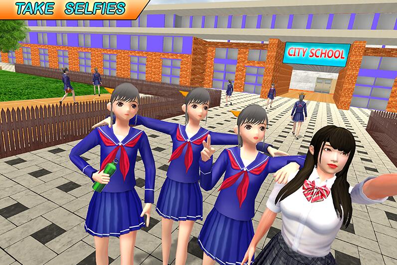 High School Life: Girl Simulator(高中乐趣虚拟女孩游戏)