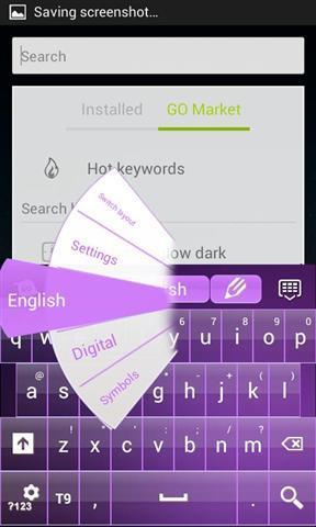 Keyboard Free Purple Theme紫色键盘输入法手机版