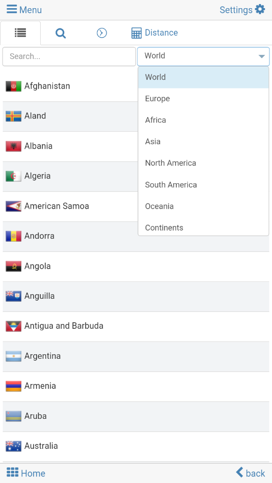 World atlas and world map MxGeo Pro