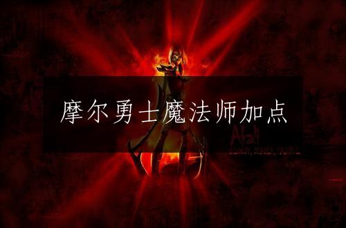 摩尔勇士魔法师加点