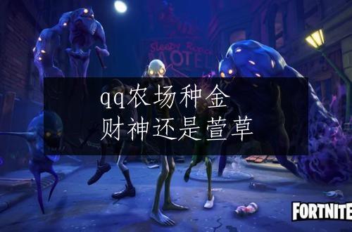 qq农场种金财神还是萱草