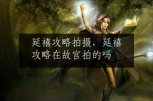 延禧攻略拍摄，延禧攻略在故宫拍的吗